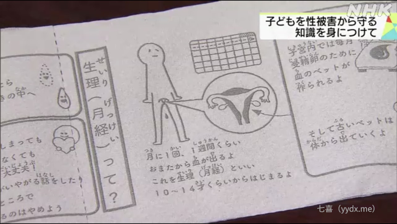 兵库县尼崎市的小学开始在厕所中摆放印有性教育知识的厕纸 娱乐鉴赏 第7张